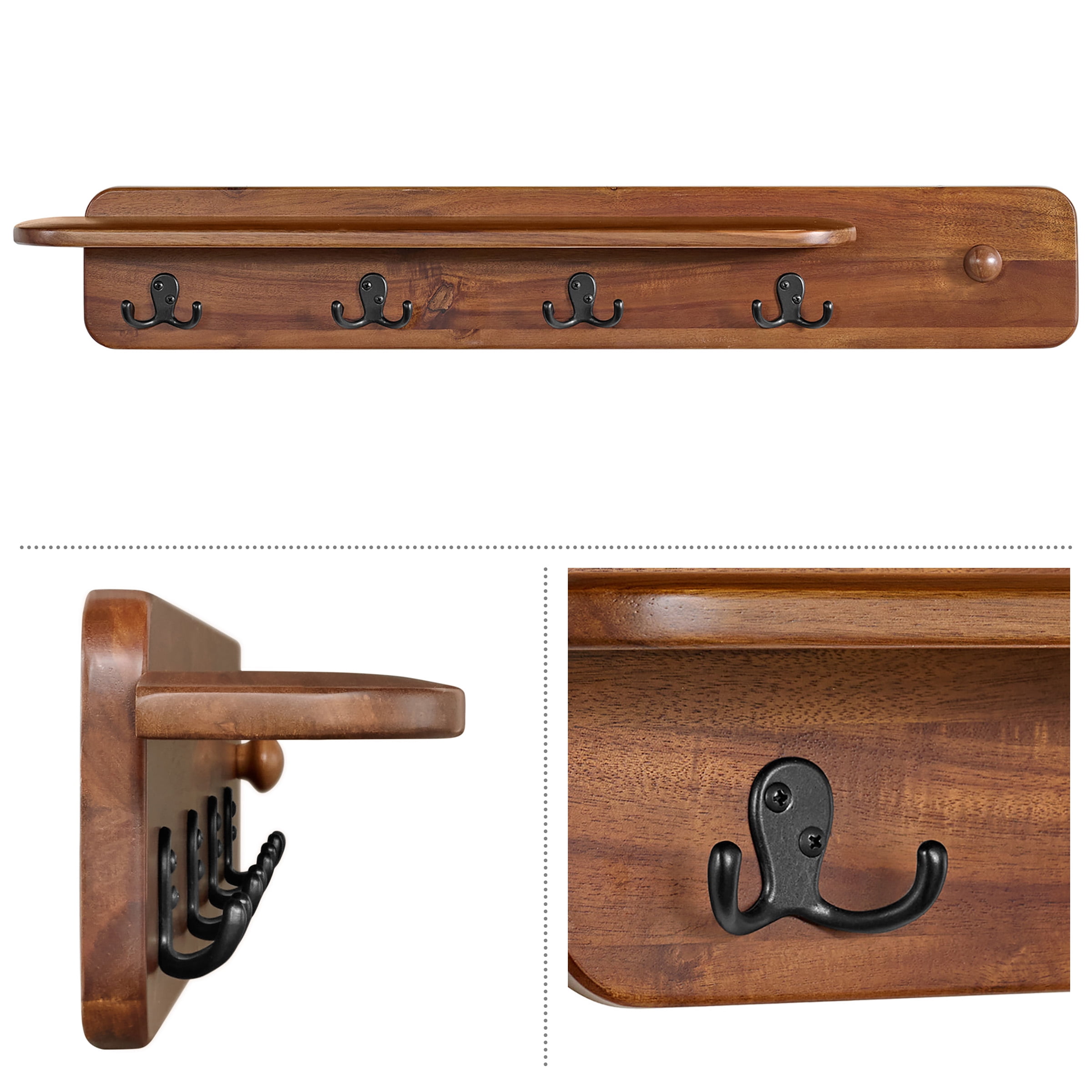 Calais 2 Piece Set, Bench & Coat Hook