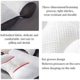 thumbnail image 4 of Comfort Goose Down Pillow, Ergonomic Neck Support Pillow for Neck and Shoulder Pain, Memory Foam, Sleep Enhancing, Cervical Support (2pcs), 4 of 7