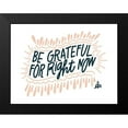 thumbnail image 2 of Barrett, Erin 14x12 Black Modern Framed Museum Art Print Titled - Be Grateful for Right Now, 2 of 5