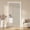 Cream White, variant on 100% Blackout Magnetic Door Curtain Accordion Doors Interior Folding Closet Door Curtain Invisible Applicable Bedroom Room Living Room Doorway （Cream Yellow 42" W x 78" L 1 Panel