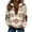 Tops-A771Multicolor, variant on LEKWK Western Tops Aztec Geometric Pattern Graphic Tees Quarter Zip Pullover Tops Tribal Print Fleece Lined Daily Wear