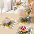thumbnail image 5 of Summer Lemon Pot Holders for Kitchen Heatproof Potholder, 2 Pack Watercolor Yellow Fruits Botanical Vintage Hot Pads Multipurpose Oven Pads Cloth Potholders Trivet for Cooking and Baking, 5 of 8