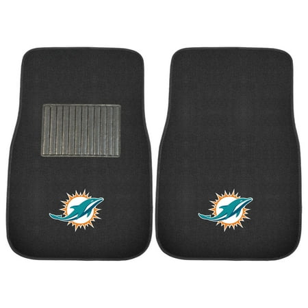 Nfl Football Mat - Fan Mats NFL Football Embroidered Car Mat - Set of 2