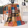 thumbnail image 2 of Happy Thanksgiving Turkey Fall Leaves Pumpkin Blanket,Comfortable Soft Lamb Wool Throw Blanket,All Season,Warm Lightweight Blankets for Sofa Bed Couch Living Room Chair,60"x80", 2 of 4