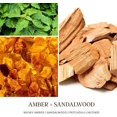 thumbnail image 3 of SENSE ISLAND Amber Sandalwood Scented Candles for Men&Women | 100% Natural Soy Candle 7oz, up to 50 Hrs Burn Time Highly Scented House Warming Gifts, 3 of 6