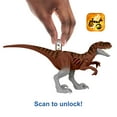 thumbnail image 2 of Jurassic World Dominion Extreme Damage Atrociraptor Dinosaur Action Figure Toy, Battle Play, 2 of 6