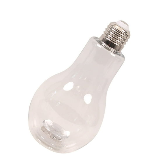 HOMEMAXS Party Bulb Bottle LED Colorful Lights Micro Landscape Decor 15x8cm White