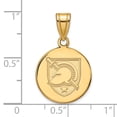 thumbnail image 2 of 14k Yellow Gold Military Academy Medium Shield Disc Pendant, 2 of 4