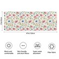 thumbnail image 3 of Pioneer Flower Floral Print Pattern Bathroom Rugs Mat, Non Slip Microfiber Bathroom Rug with Rubber Backing, Soft Mats for Bathroom Floor Tub Shower, 17"x47", 3 of 5