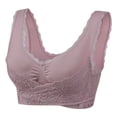thumbnail image 1 of Soutiens-gorge pour Femmes Fermeture avant Soutien-Gorge Sans Fil en Coton avec Grand Bretelle Design Taille Grand Confort Grande Taille Soutien-Gorge Or Rose TG, 1 of 4