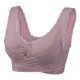 thumbnail image 1 of Sujetador con hebilla delantera y encaje para mujer: sin aros, fruncido sin costuras, yoga, dormir, nailon/spandex, todas las tallas, 1 of 4