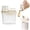 Z-A, variant on YardChic Airtight Storage Container, Airtight Plastic Kitchen Organizer Bin with Pouring Spout and Measuring Cup Lid for Dry Food, Rice, Sugar, Pet Food Dispenser, Kitchen Essentials, 6.7x8.3 Inch