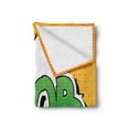 thumbnail image 2 of Jacob Soft Flannel Fleece Blanket, Personal Male Name in Green Shades on Comic Burst Effect Illustration, Cozy Plush for Indoor and Outdoor Use, 50" x 60", Marigold Green and White, by Ambesonne, 2 of 6