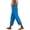 Sky Blue, variant on ZQUUVOU Linen Capri Pants for Women Drawstring Waist Cotton Blend Hollow Out Hem Ankle Length Casual Boho Cropped Trousers Black