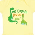 thumbnail image 4 of Inktastic My Cousin Loves Me Dinosaur Boys or Girls Baby Bodysuit, 4 of 5
