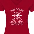thumbnail image 4 of Inktastic Cape May New Jersey Women's V-Neck T-Shirt, 4 of 5
