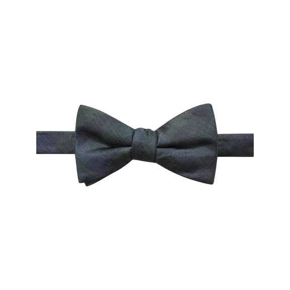 Ryan Seacrest Distinction Mens Silk Gingham Bow Tie