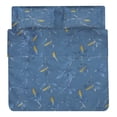 thumbnail image 1 of Juego De Sabanas Queen Size Estampadas De Microfibra De Poliester 4 Piezas Diseño Elegante Amplias Textura Suave, 1 of 5