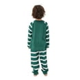 thumbnail image 3 of Diconna Family Christmas Matching Clothes Christmas Cartoon Pattern Printed Pullover Striped Pants Parent-child Two-Piece Set, 3 of 8