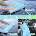 thumbnail image 5 of Microfiber Towels for Cars, 3 Pack 35.4" x 23.6" Car Drying Towel, Blue Reusable Car Towel, Quick Drying Car Microfiber Cleaning Cloth for RVs, SUVs, Trucks, 5 of 8