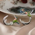 thumbnail image 4 of SUSHANG Hummingbird Three-Dimensional Earrings Hummingbird Earrings Cute Earrings Female Cute Cartoon Pendant Earrings, 4 of 6
