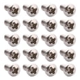 thumbnail image 2 of MroMax 100 Pcs M2.5 x 5mm Vis de Machine à Tête Poêle Phillips, Acier Inoxydable 304 18-8, Entièrement Fileté, Vis à Tête Croisée Métrique Argentée pour Ordinateurs, Appareil Photo et Autres Petits Appareils Électroniques, 2 of 4