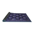 thumbnail image 2 of Ahgly Company Indoor Square Persian Blue Traditional Area Rugs, 5' Square, 2 of 4