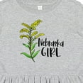 thumbnail image 4 of Inktastic Nebraska Girl Goldenrod Flower Girls Toddler Dress, 4 of 5