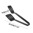 thumbnail image 2 of Pinza para Espátula de Pescado, Pinza para Bistec, Pinza para Alimentos Ahuecada, Pinza para Carne a La Parrilla, Pinza para Espátula 2 En 1 para Camping y Picnic, 2 of 2