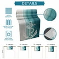 thumbnail image 7 of Table Runner Dresser Scarf 13 x 90 Inch White Anchor Teal Ocean Gradient Nautical Table Runners Non-Slip Heat Kitchen Dining Table Decor for Indoor Outdoor Home Party Decoration, 7 of 7
