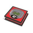 thumbnail image 1 of YouTheFan 9025061 NCAA Georgia Bulldogs Sanford Stade 3D StadiumViews Coaster Set - Pack de 2, 1 of 4