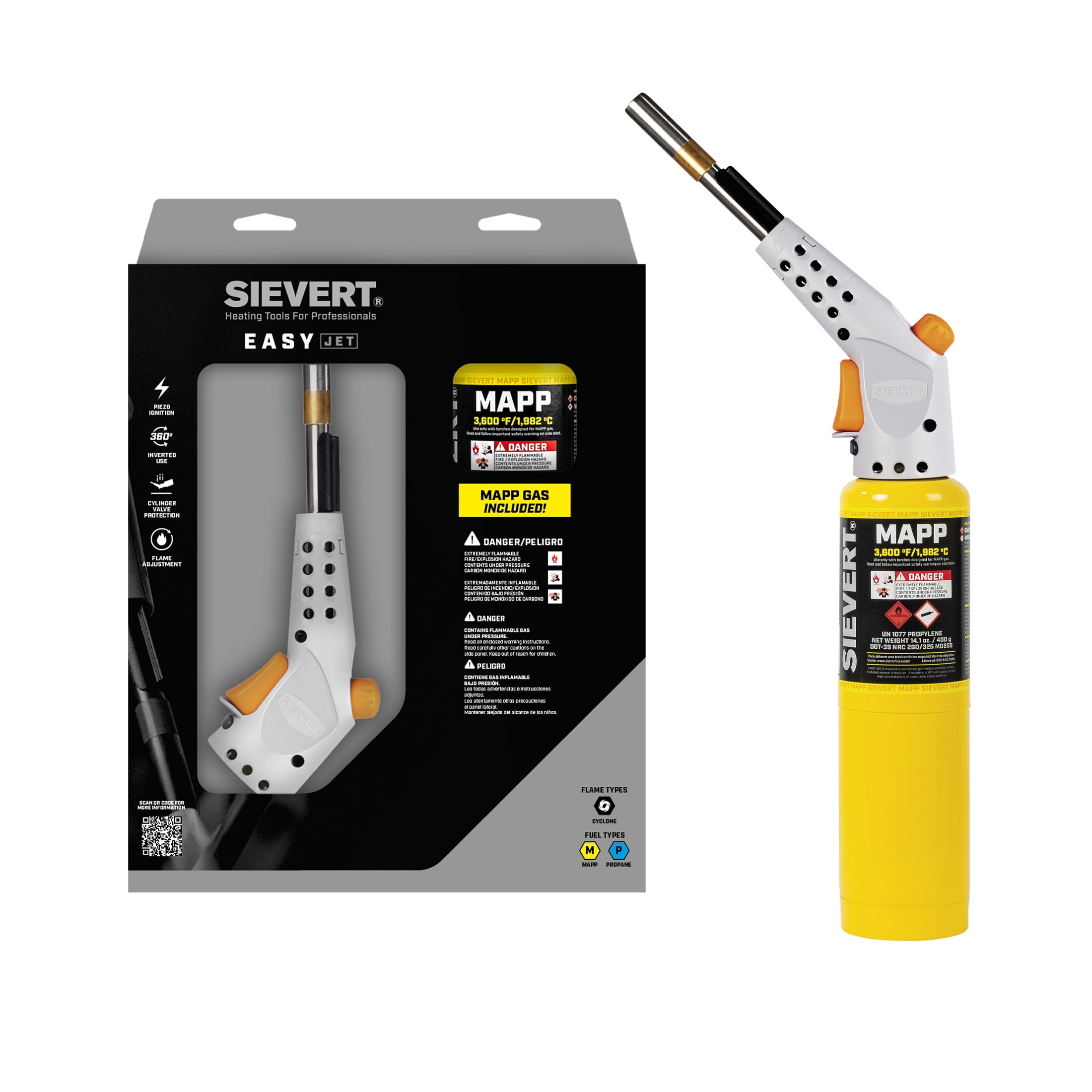 Sievert EasyJet+ Kit & MAPP Gas
