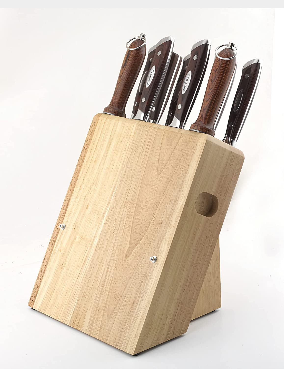 Bavarian Knife Works 12 PCS Kitchen Knife Set, Razor Sharp Blades, Made of German Steel