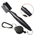 thumbnail image 2 of Golf Club Brush Double Brush Head Retractable Slip Rope Golf Club Groove Cleaning Tool, 2 of 8