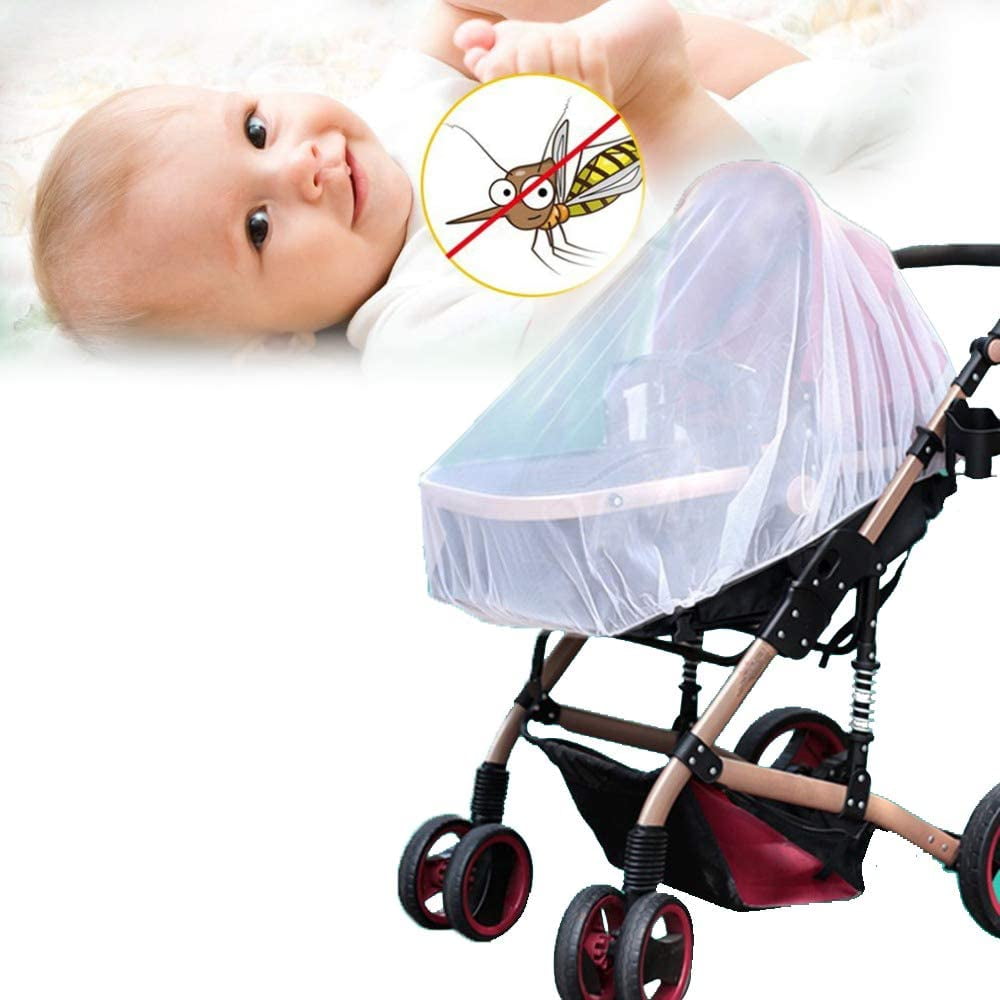 YOYOUG Universal Baby Stroller Mosquito Net Safe Mesh Insect Bug Cover Net Carriage Kid Foldable
