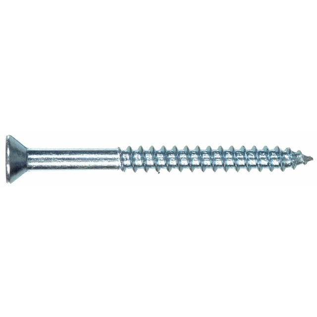 Tornillos para madera Hillman, 15 unidades, 15,2 cm x 3,2 cm, cabeza plana