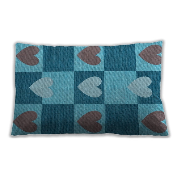 Ahgly Company Indoor Rectangular Contemporary Lumbar Throw Pillow, 13 inch by 19 inch