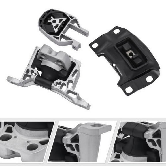 Engine & Transmission Mount Kit Set of 3 for Ford Focus 2.0L 2012-2018 Fast Ship