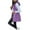 Purple A, variant on Womens Down Vest Jackets Mid-length Warm Lightweight Full Zip Hooded Cotton Puffer Coat Winter Fall Outwear (XL, Black)