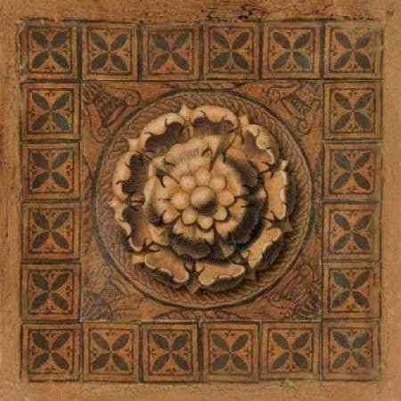 Mystic Medallion II Rolled Canvas Art - Merri Pattinian (12 x 12)