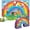 Over the Rainbow, variant on Crocodile Creek 36-Piece Jigsaw Floor Puzzle - Fun Floor Puzzles for Kids Ages 3-5 - Heavy-Duty Shaped Box for Storage - Dinosaur - 27" W x 20" H Finished