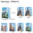 thumbnail image 2 of 12PCS Zootopia Theme Party Favor Bags, Cartoon Paper Handle Bags, Goodie Bags for Kids Birthday Party Supplies., 2 of 5