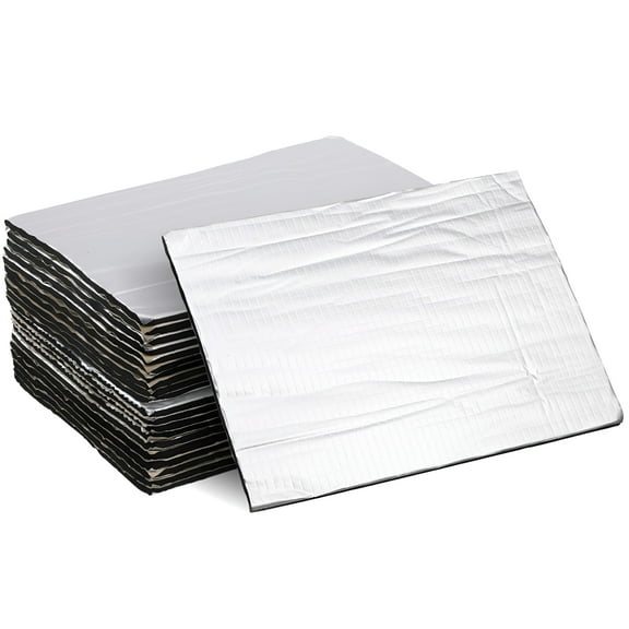 ICERUN 20 Pcs Insulation Foam Sound Deadening Material Cars Sound Deadener Car Fireproof Soundproof Heat Insulation Pad Engine