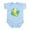 Sky Blue, variant on CafePress - A Peeling Infant Bodysuit - Baby Light Bodysuit, Size Newborn - 24 Months