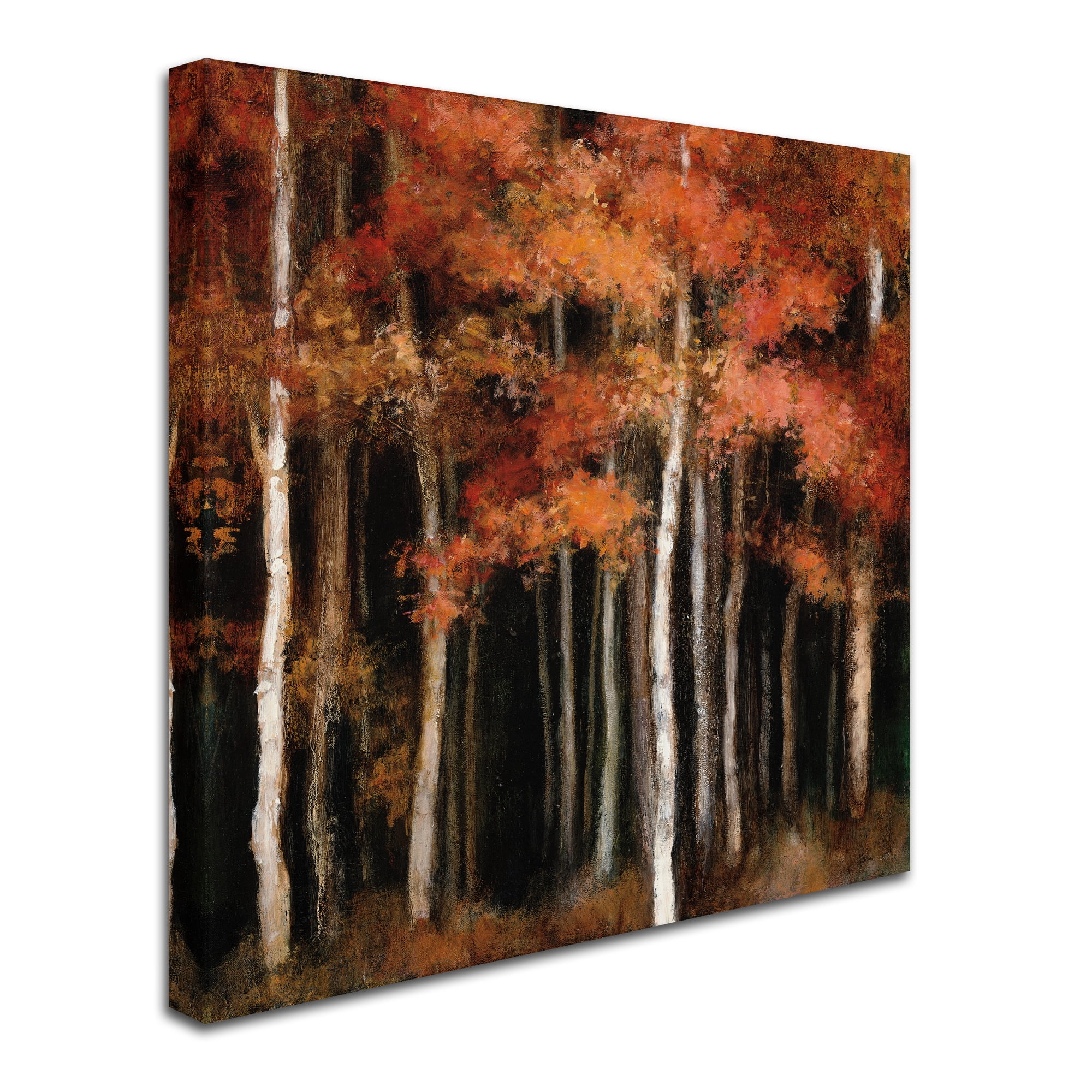 Trademark Fine Art 'October Woods' Canvas Art by Julia Purinton