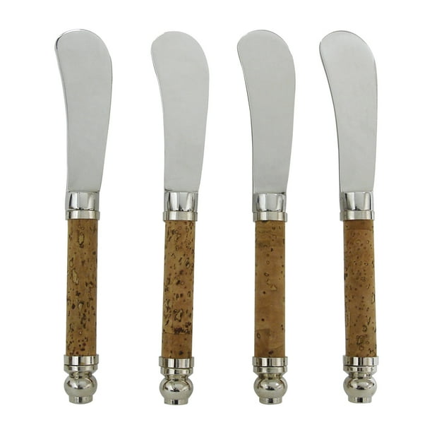 Mahjong Resin Cheese Spreaders Set Of 4 - Hand Painted Serving Utensils