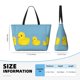 thumbnail image 4 of Easygdp Cute Ducky Bolsa de Viaje de Playa de Gran Capacidad, Bolsa Tote Perfecta para la Playa, Escapadas de Fin de Semana y Viajes, 4 of 7