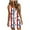 White, variant on Jophufed 4Th of July Independence Day American Flag Beach Sun Dress,Fashion Sexy Women Casual Printed Sleevesless Camies V-Neck Mini Dress