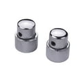 thumbnail image 1 of 2 Ensembles de Boutons de Commande Empilés Concentriques Doubles pour Guitares Basses Électriques Couleur Argent, 1 of 7