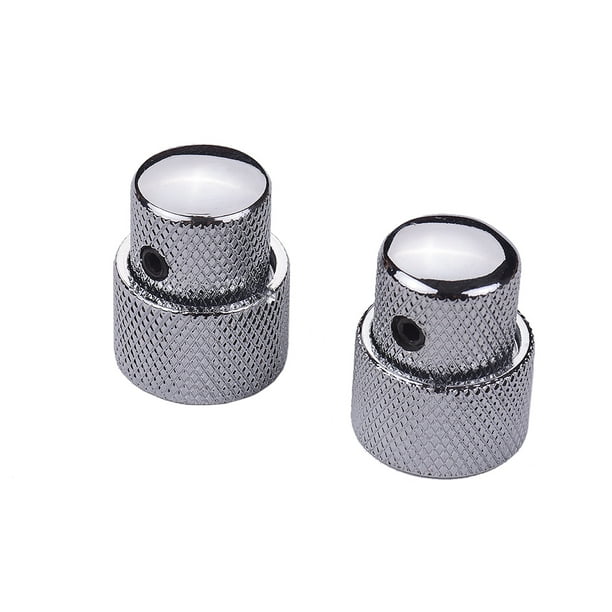 2 Sets Dual Concentric Stacked Control Knobs for Electric Bass Guitars